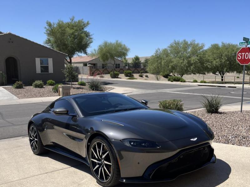 Aston Martin Vantage after an exterior detail