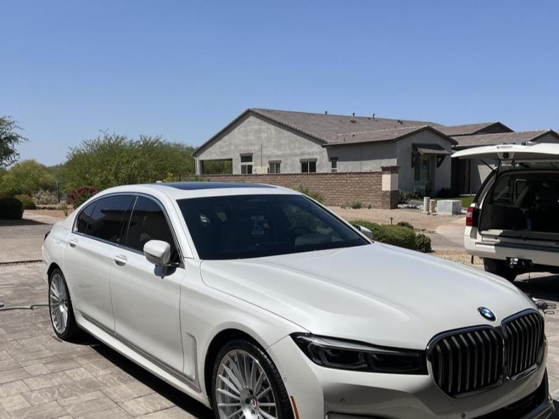 BMW Alpina B7 with freshly detailed paint