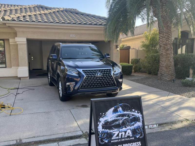 Lexus GX SUV after a mobile detail