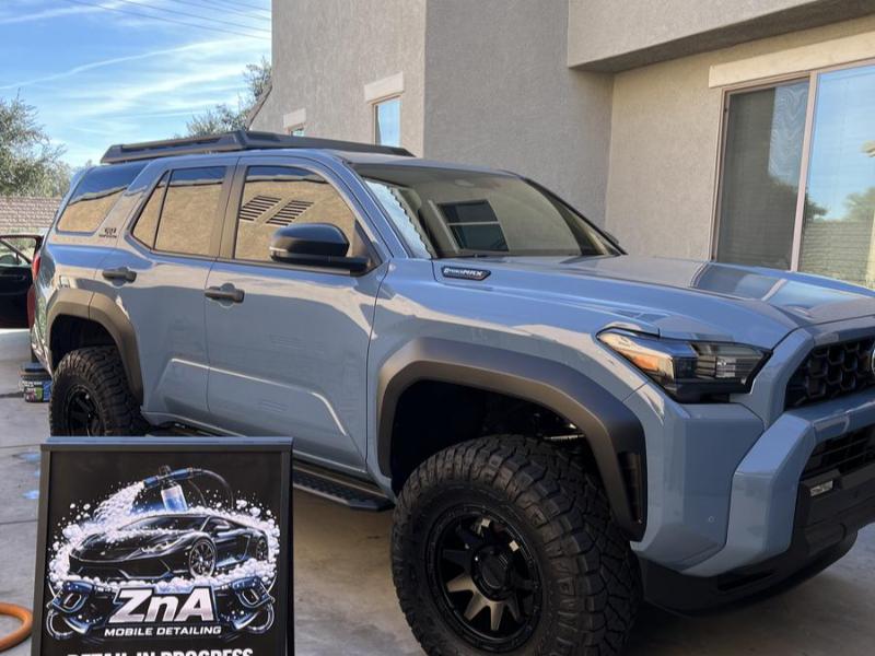Toyota 4Runner TRD Pro with clean paint and dressed tires